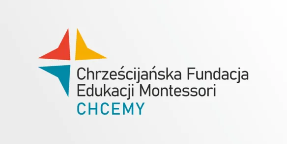 Logo Chrześcijańskiej Fundacji Edukacji Montessori „Chcemy”